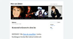 Desktop Screenshot of kimvanzeben.nl